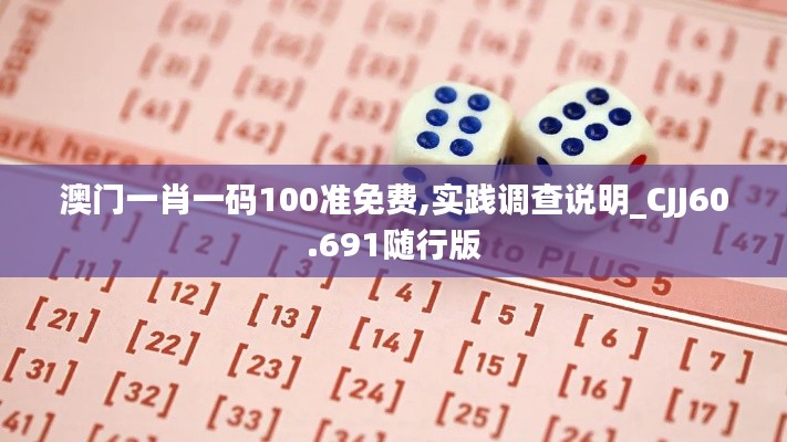 澳门一肖一码100准免费,实践调查说明_CJJ60.691随行版