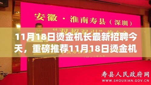 11月18日烫金机长招聘启事，实现你的飞行梦想！
