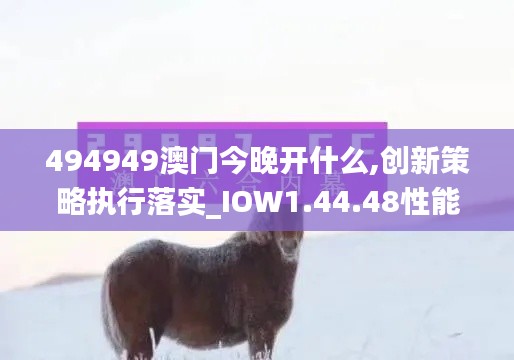 494949澳门今晚开什么,创新策略执行落实_IOW1.44.48性能版