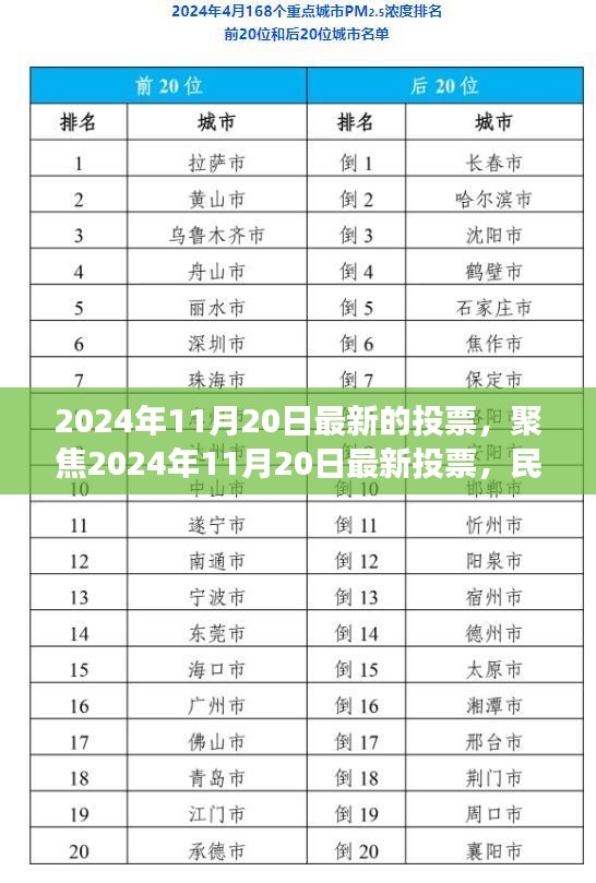 聚焦最新民意投票，趋势展望与未来预测