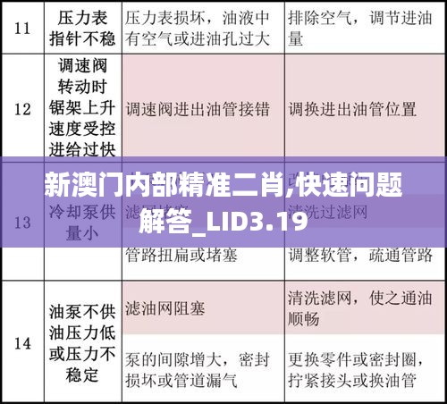新澳门内部精准二肖,快速问题解答_LID3.19