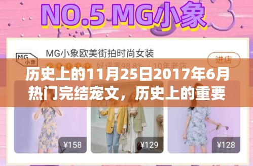 历史上的重要时刻与宠文盛典，深度测评与介绍——纪念那些完结于2017年6月的宠文佳作