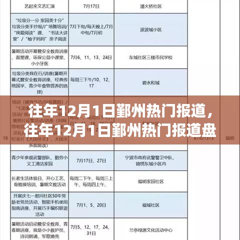 年终热点揭秘，鄞州十二月一日报道盘点与故事探寻