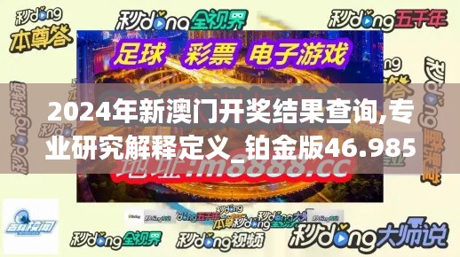 2024年新澳门开奖结果查询,专业研究解释定义_铂金版46.985