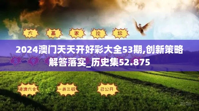 2024澳门天天开好彩大全53期,创新策略解答落实_历史集52.875
