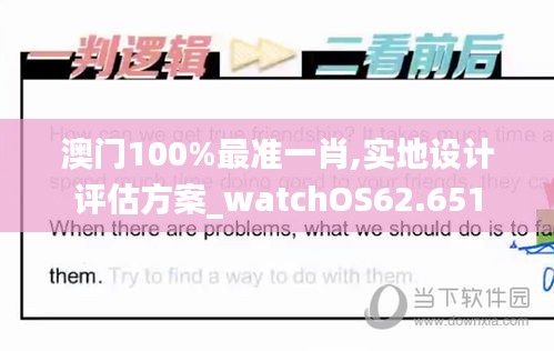 澳门100%最准一肖,实地设计评估方案_watchOS62.651