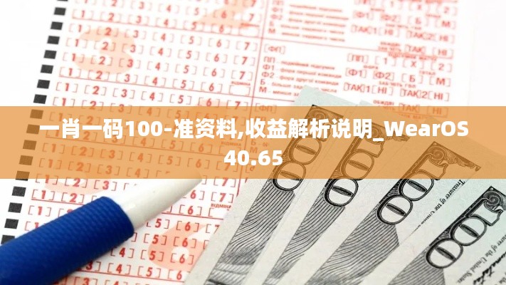 一肖一码100-准资料,收益解析说明_WearOS40.65