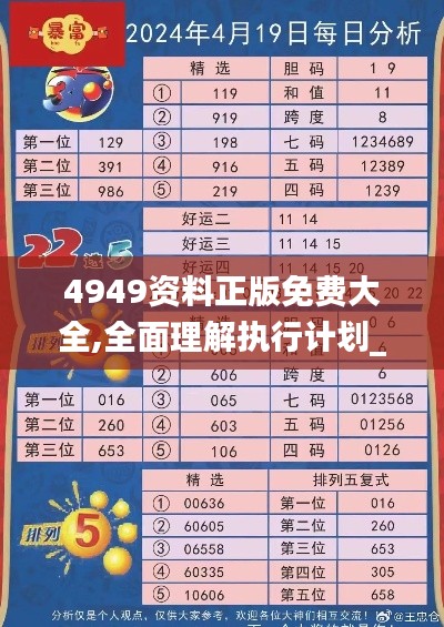 4949资料正版免费大全,全面理解执行计划_VIP74.567