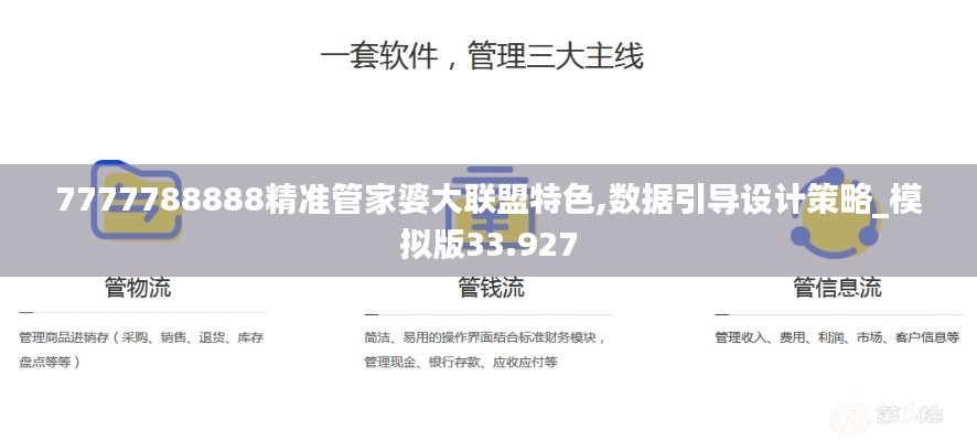 7777788888精准管家婆大联盟特色,数据引导设计策略_模拟版33.927