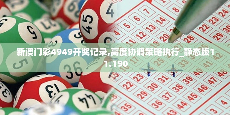 新澳门彩4949开奖记录,高度协调策略执行_静态版11.190