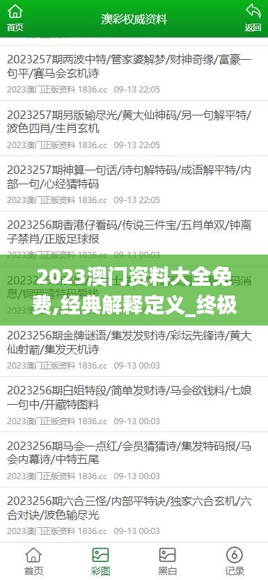 2023澳门资料大全免费,经典解释定义_终极版38.422