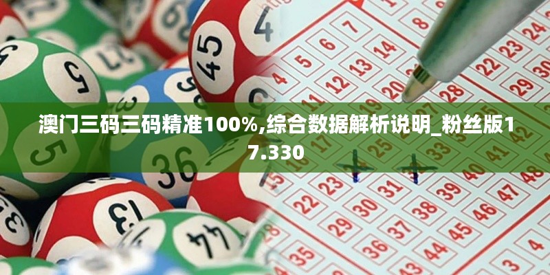 澳门三码三码精准100%,综合数据解析说明_粉丝版17.330