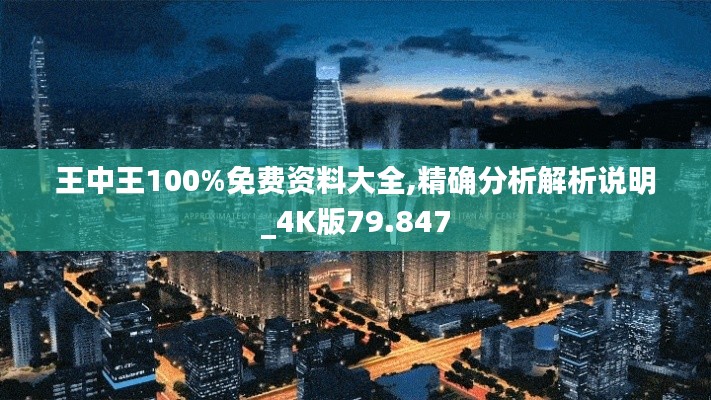 王中王100%免费资料大全,精确分析解析说明_4K版79.847
