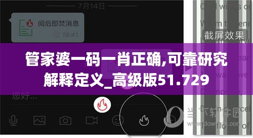 管家婆一码一肖正确,可靠研究解释定义_高级版51.729