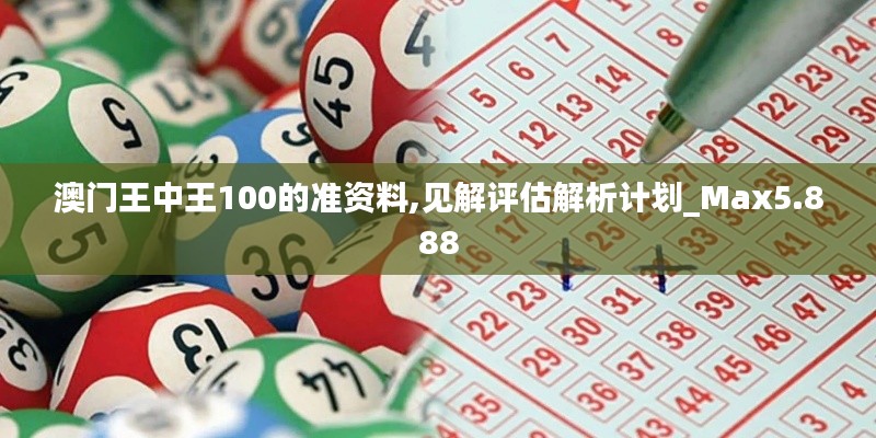 澳门王中王100的准资料,见解评估解析计划_Max5.888