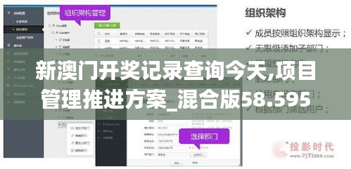 新澳门开奖记录查询今天,项目管理推进方案_混合版58.595