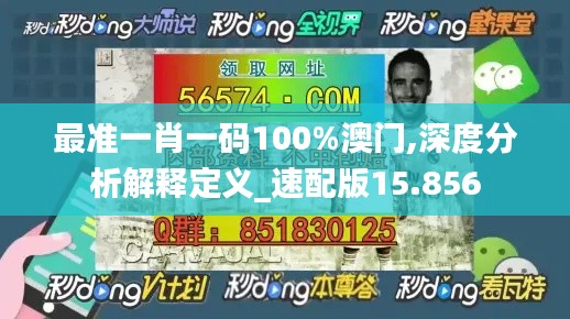 最准一肖一码100%澳门,深度分析解释定义_速配版15.856