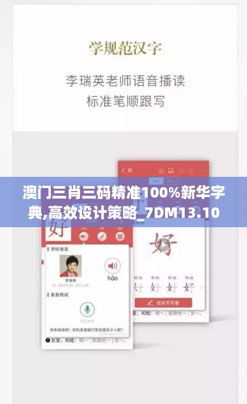 澳门三肖三码精准100%新华字典,高效设计策略_7DM13.108