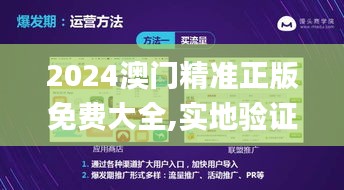 2024澳门精准正版免费大全,实地验证方案策略_Elite35.678