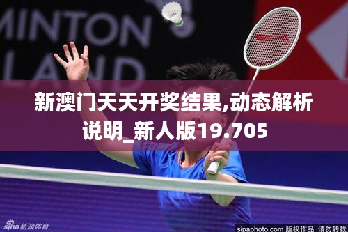 新澳门天天开奖结果,动态解析说明_新人版19.705