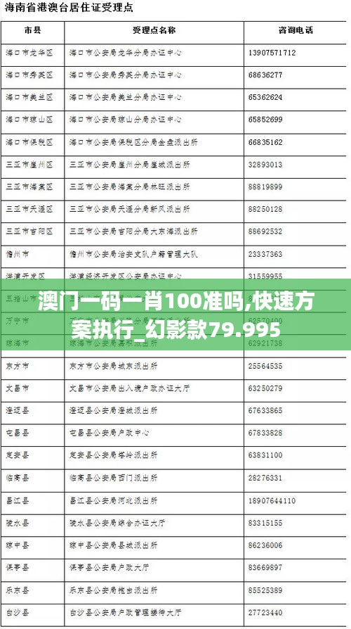 澳门一码一肖100准吗,快速方案执行_幻影款79.995