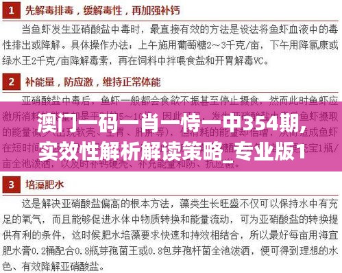 澳门一码一肖一恃一中354期,实效性解析解读策略_专业版18.267