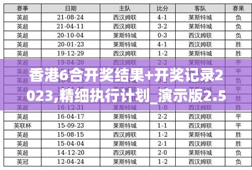 香港6合开奖结果+开奖记录2023,精细执行计划_演示版2.534