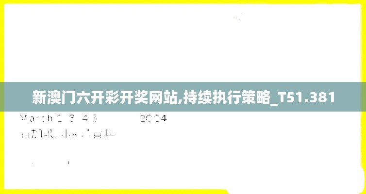 新澳门六开彩开奖网站,持续执行策略_T51.381