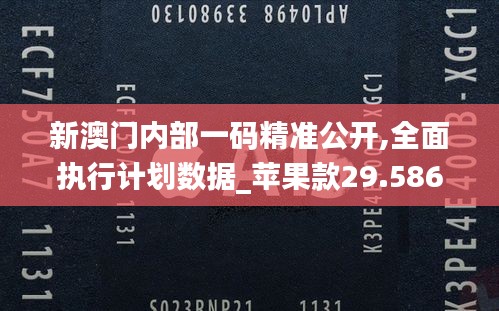 新澳门内部一码精准公开,全面执行计划数据_苹果款29.586-2