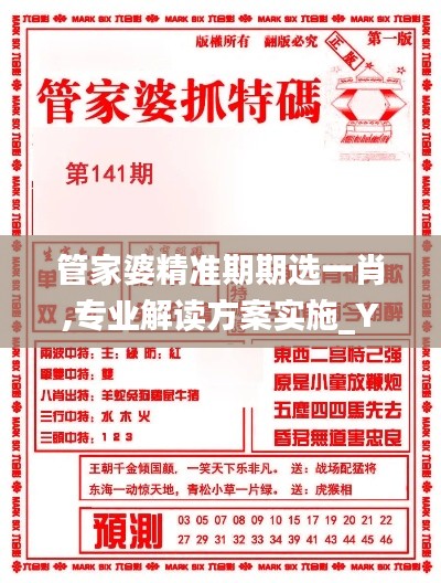 管家婆精准期期选一肖,专业解读方案实施_YYW11.129专属版