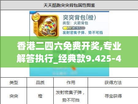 香港二四六免费开奖,专业解答执行_经典款9.425-4