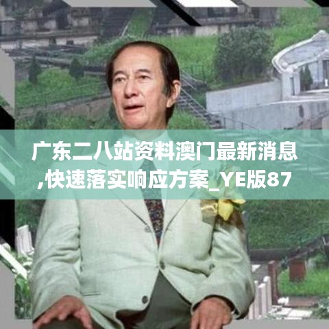 广东二八站资料澳门最新消息,快速落实响应方案_YE版87.619-9