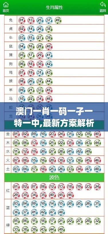 澳门一肖一码一孑一特一中,最新方案解析_冒险版60.900-3