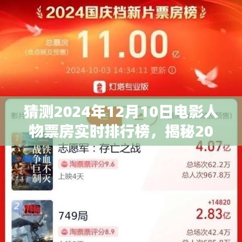 揭秘预测，2024年12月10日电影人物票房实时排行榜预测与洞察报告出炉！
