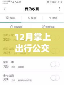 12月出行无忧，掌上公交实时查询功能详解