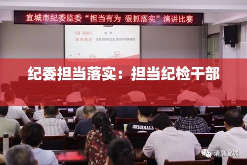 纪委担当落实：担当纪检干部 