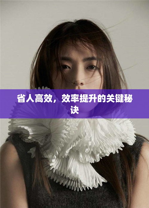 省人高效，效率提升的关键秘诀