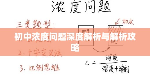 初中浓度问题深度解析与解析攻略