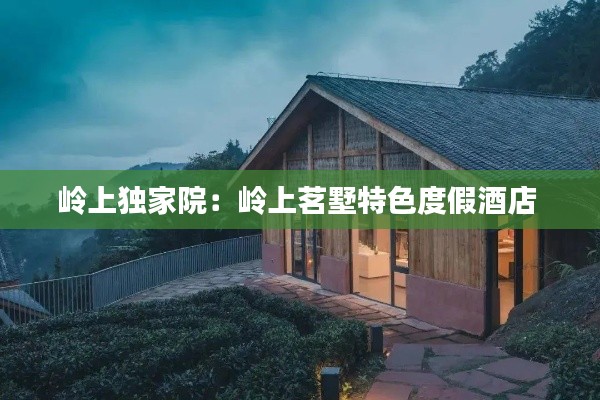 岭上独家院：岭上茗墅特色度假酒店 