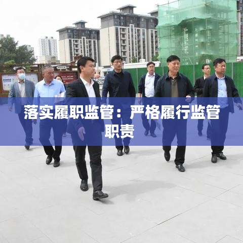 落实履职监管：严格履行监管职责 