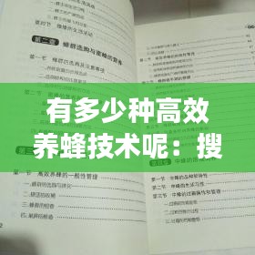 有多少种高效养蜂技术呢：搜一下养蜂技术 