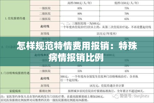 怎样规范特情费用报销：特殊病情报销比例 