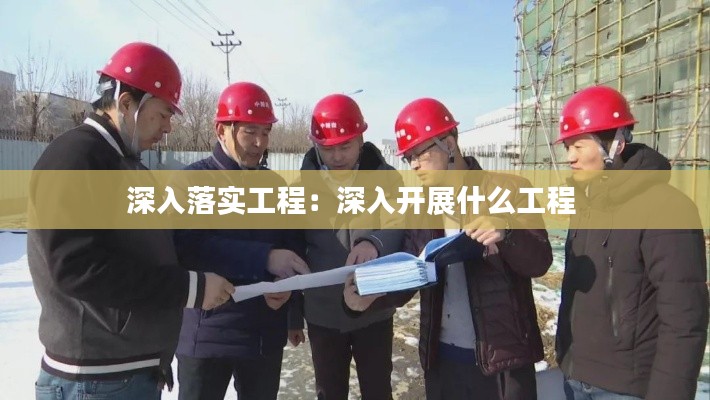 深入落实工程：深入开展什么工程 