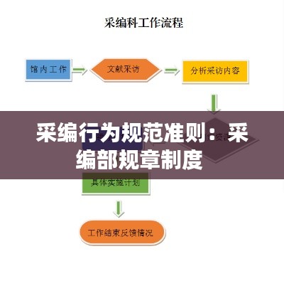 采编行为规范准则：采编部规章制度 
