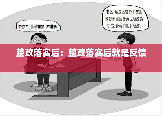 整改落实后：整改落实后就是反馈 