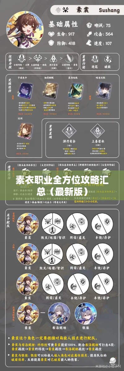 素衣职业全方位攻略汇总（最新版）