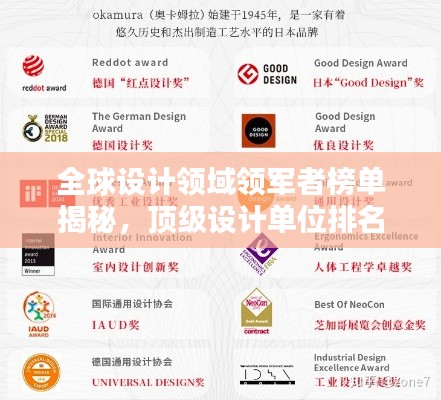 全球设计领域领军者榜单揭秘，顶级设计单位排名榜单！