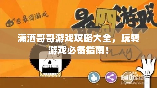 潇洒哥哥游戏攻略大全，玩转游戏必备指南！