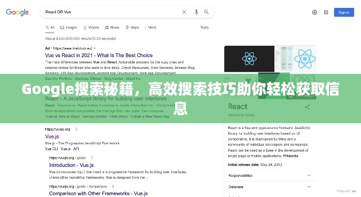 Google搜索秘籍，高效搜索技巧助你轻松获取信息