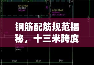 钢筋配筋规范揭秘，十三米跨度建筑钢筋用量与标准